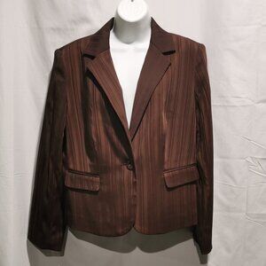Tonal Striped Blazer Size 16P EUC #138